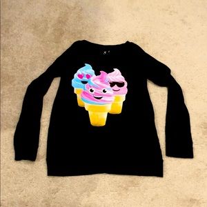 *4/$25 Justice sweater with ice cream cones